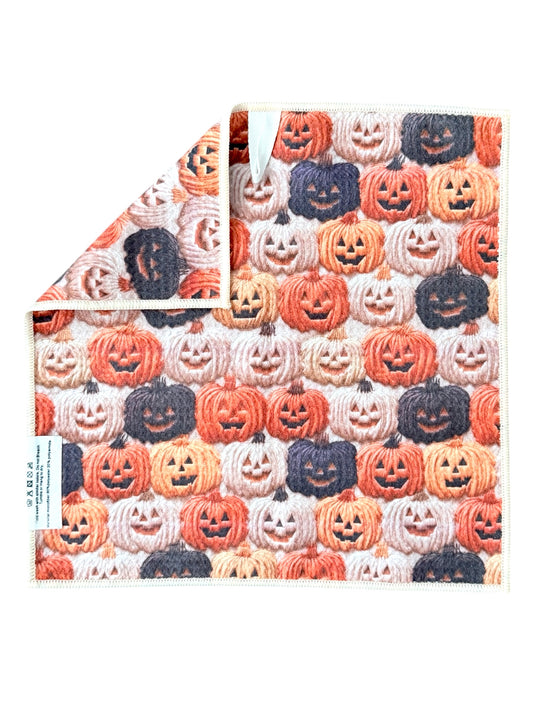 Pumpkin Palooza: Double-Sided Washcloth
