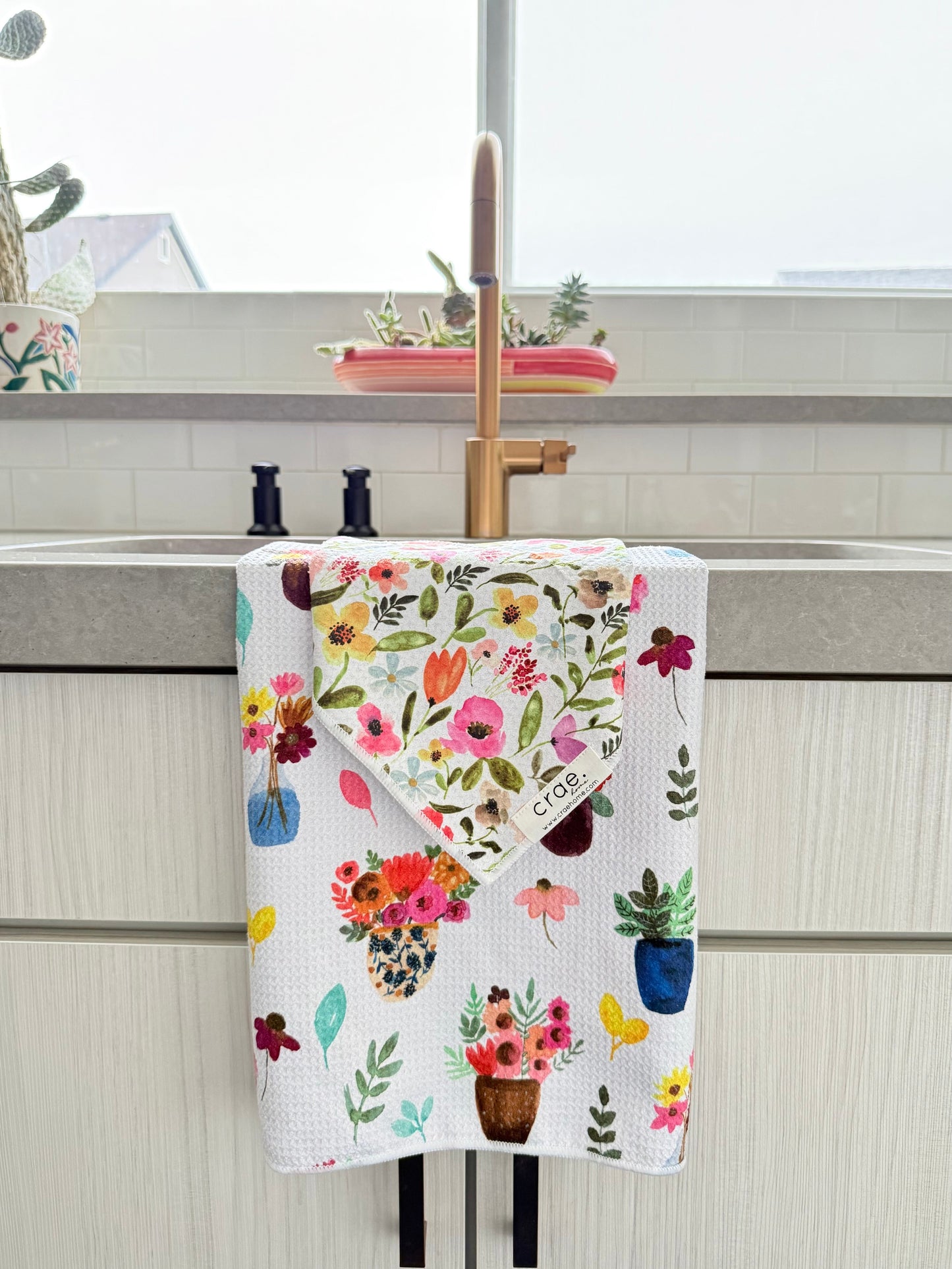 Petal Lane & Posey: Double Sided-Hand Towel Washcloth Set