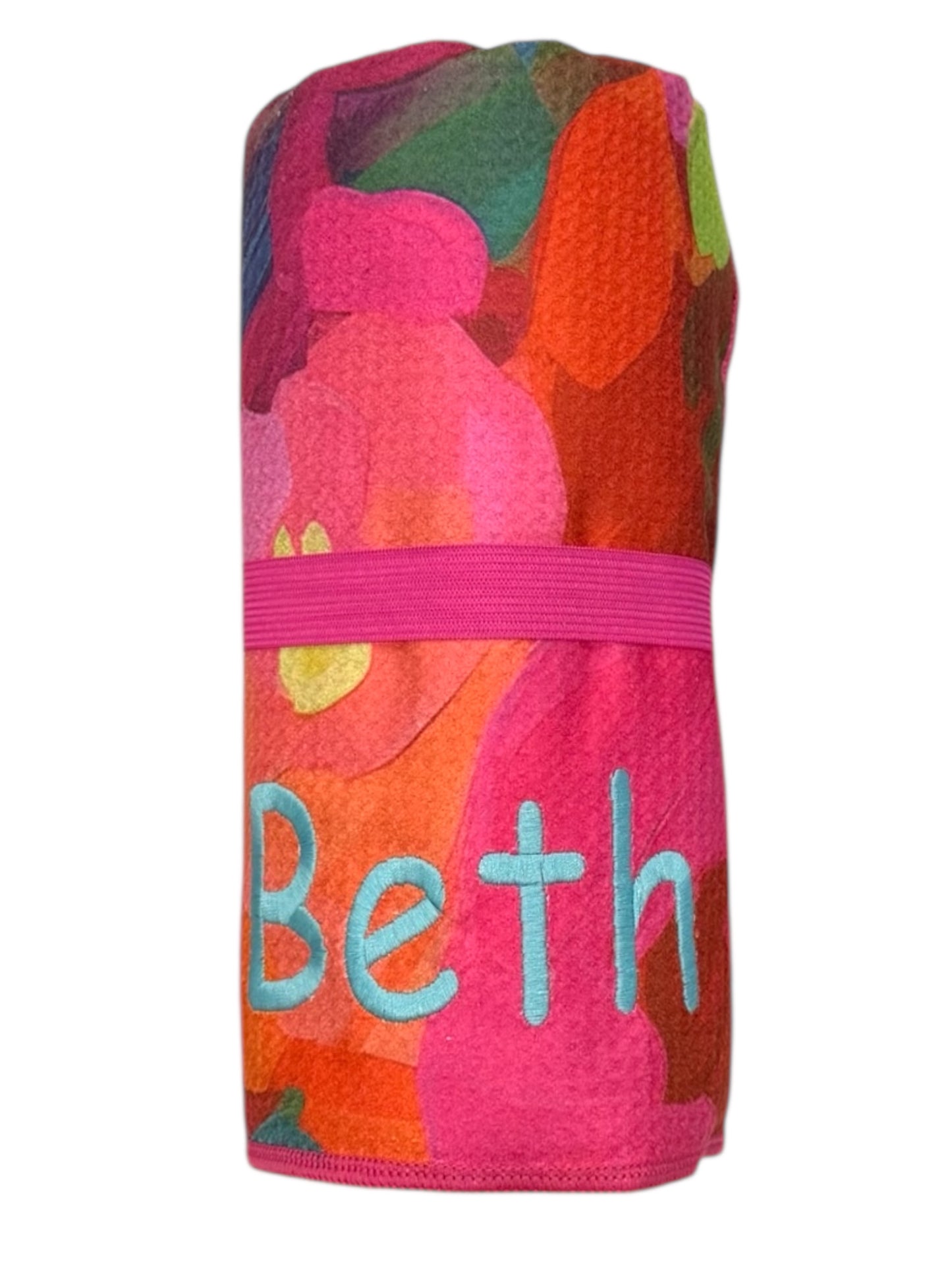 Etching Pool Towel: Reversible