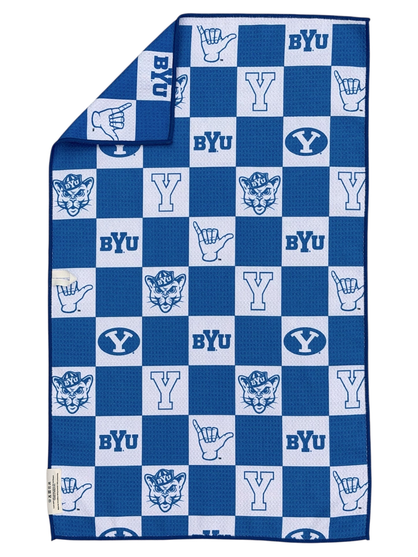 Bleeding Blue: Double-Sided Hand Towel