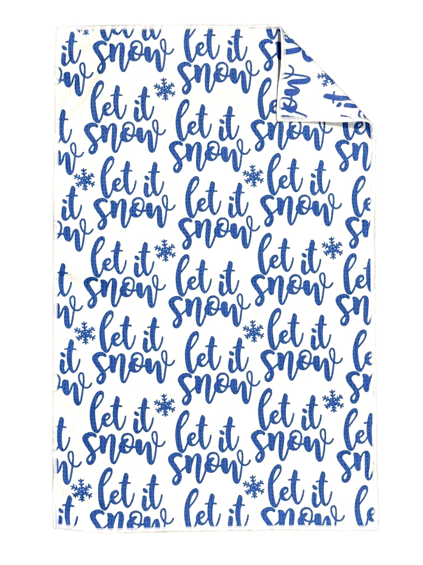 Let It Snow: Double-Sided Hand Towel