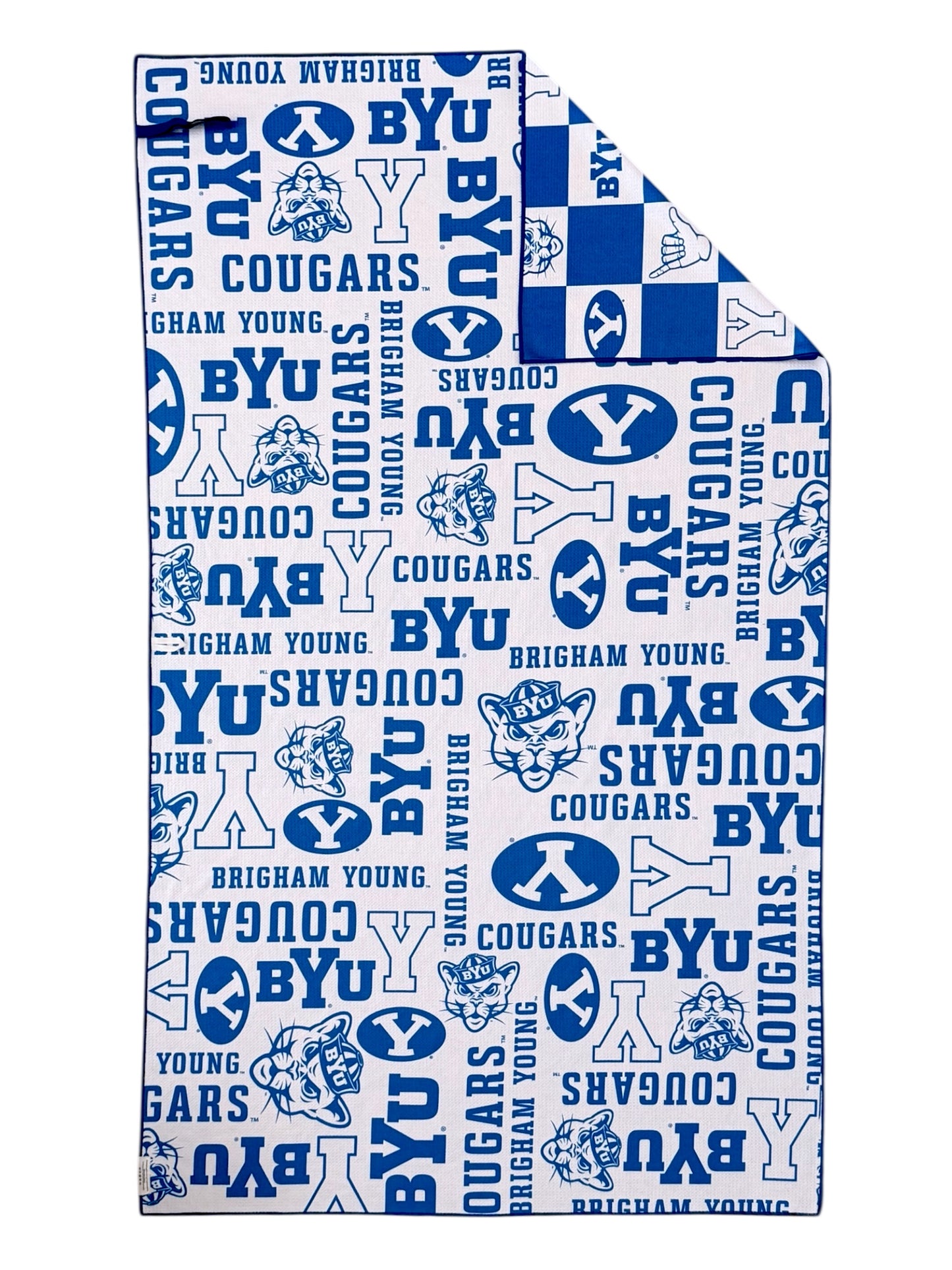 Bleeding Blue Pool Towel: Reversible