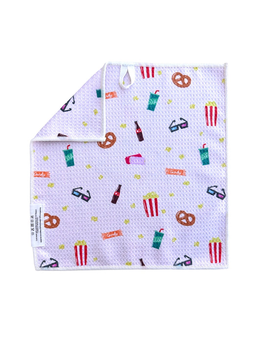 Movie Munchies: Double-Sided Washcloth