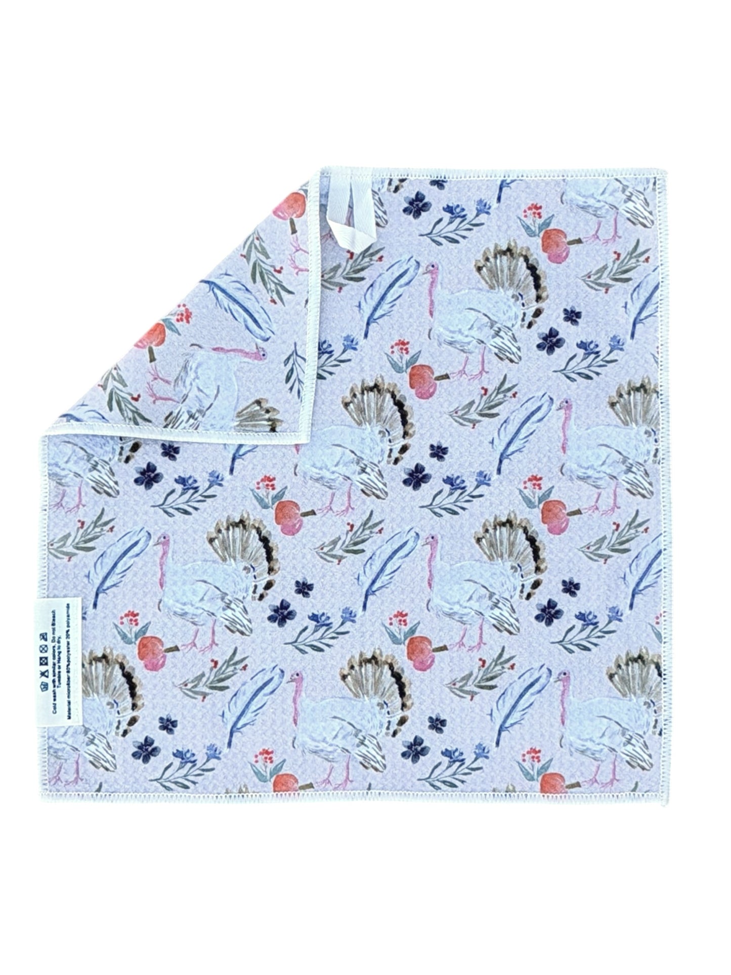 Birds Of A Feather: Double-Sided Washcloth