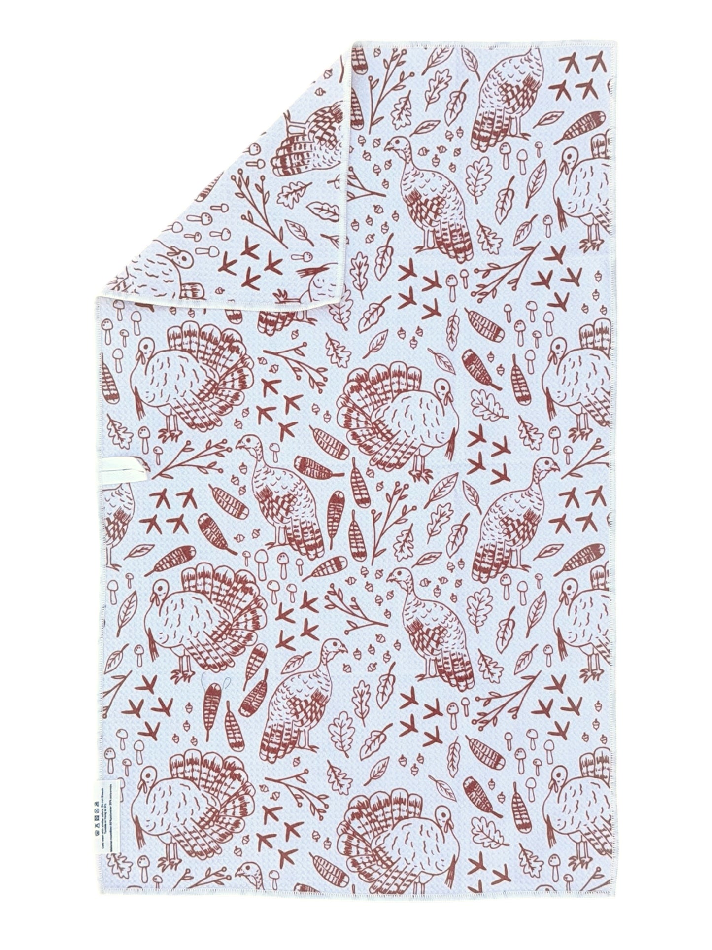 Turkey Trot: Double-Sided Hand Towel
