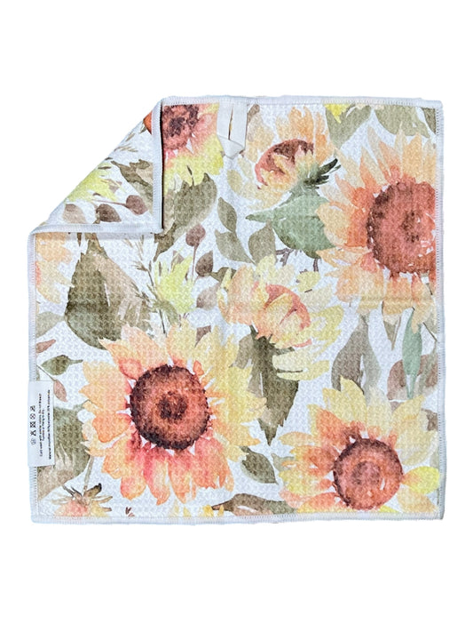 Sunny Fields: Double-Sided Washcloth