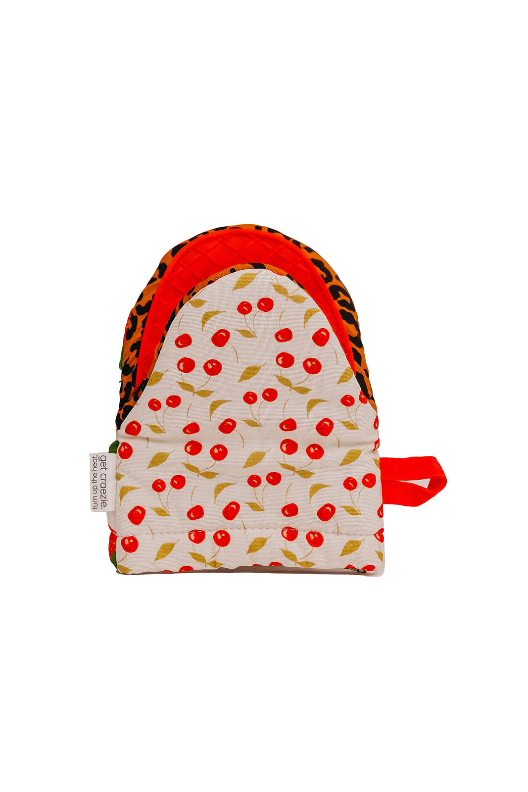 Berries and Cherries: 2 Mini Mitt + 1 Pot Pad Bundle Pack