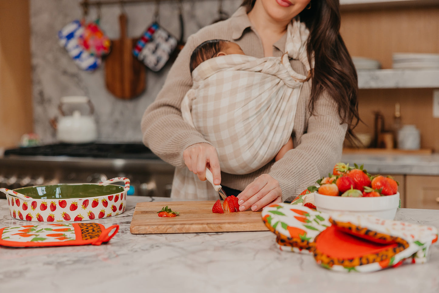 Berries and Cherries Mini Mitt