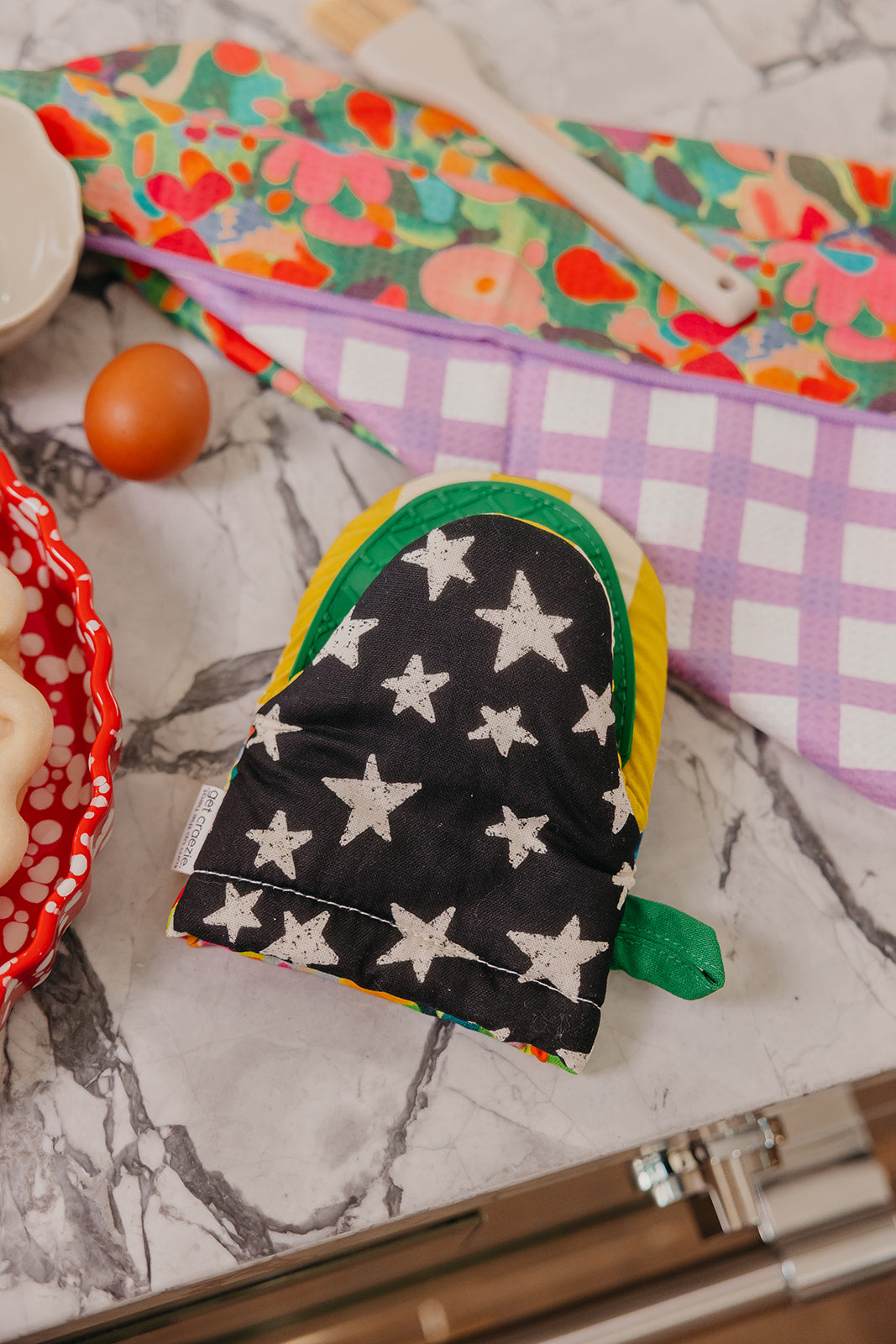 Violet: 2 Mini Mitt + 1 Pot Pad Bundle Pack