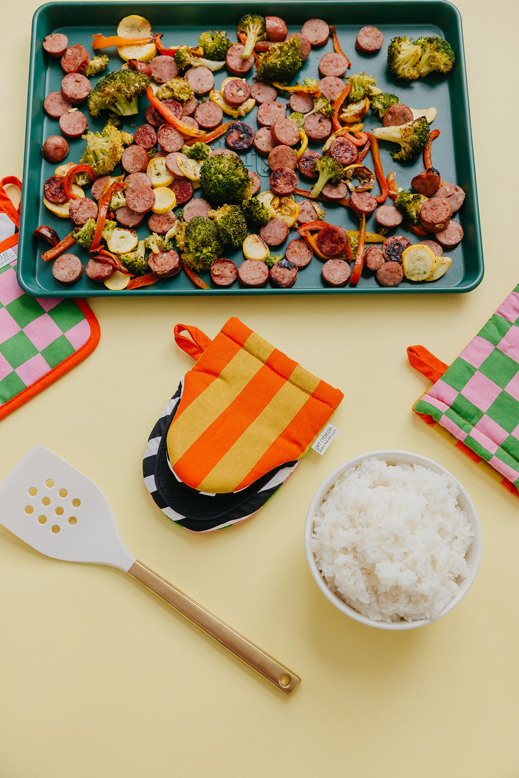 Riglee: 2 Mini Mitt + 1 Pot Pad Bundle Pack