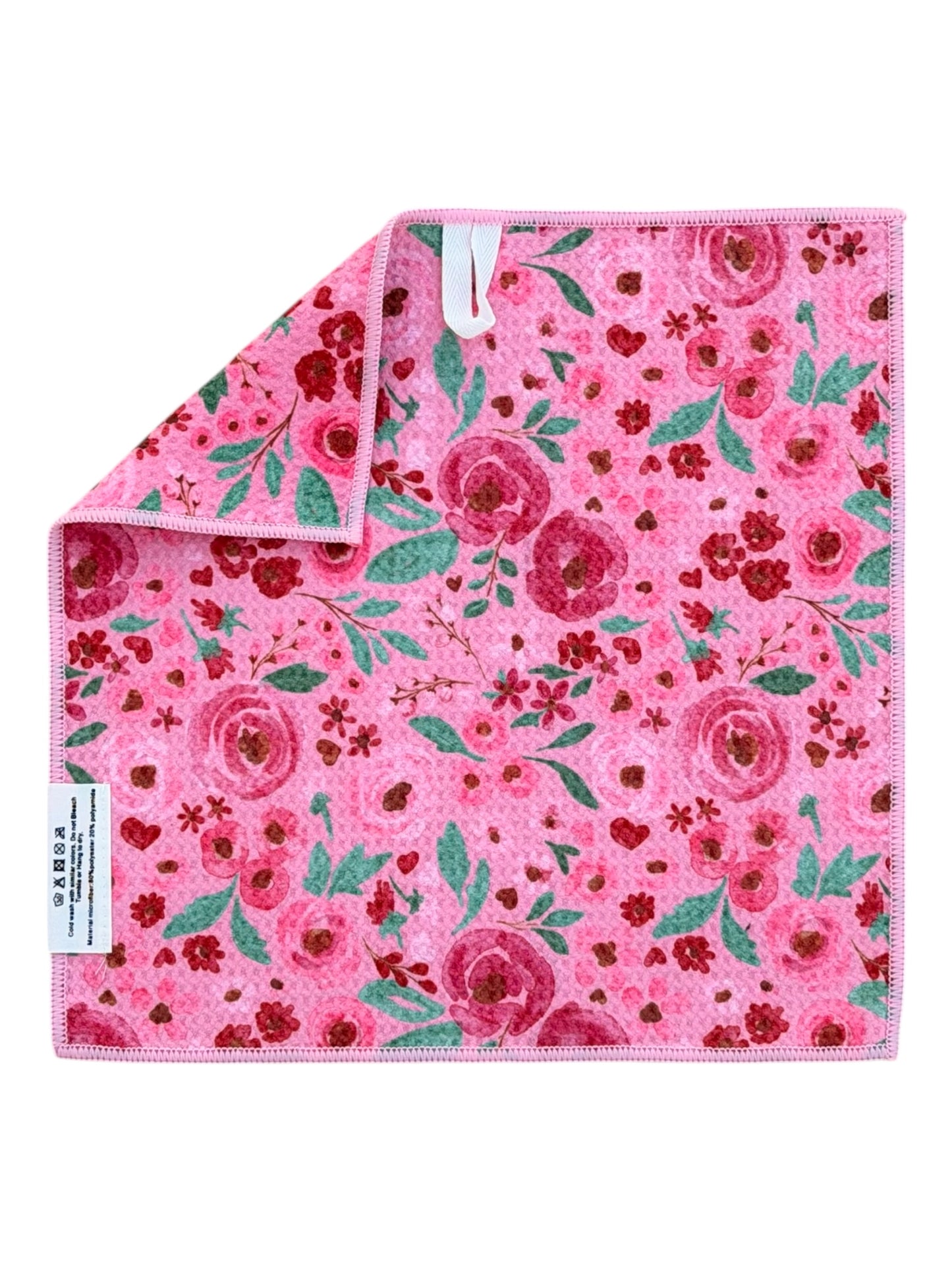 Lush Blooms: Double-Sided Washcloth