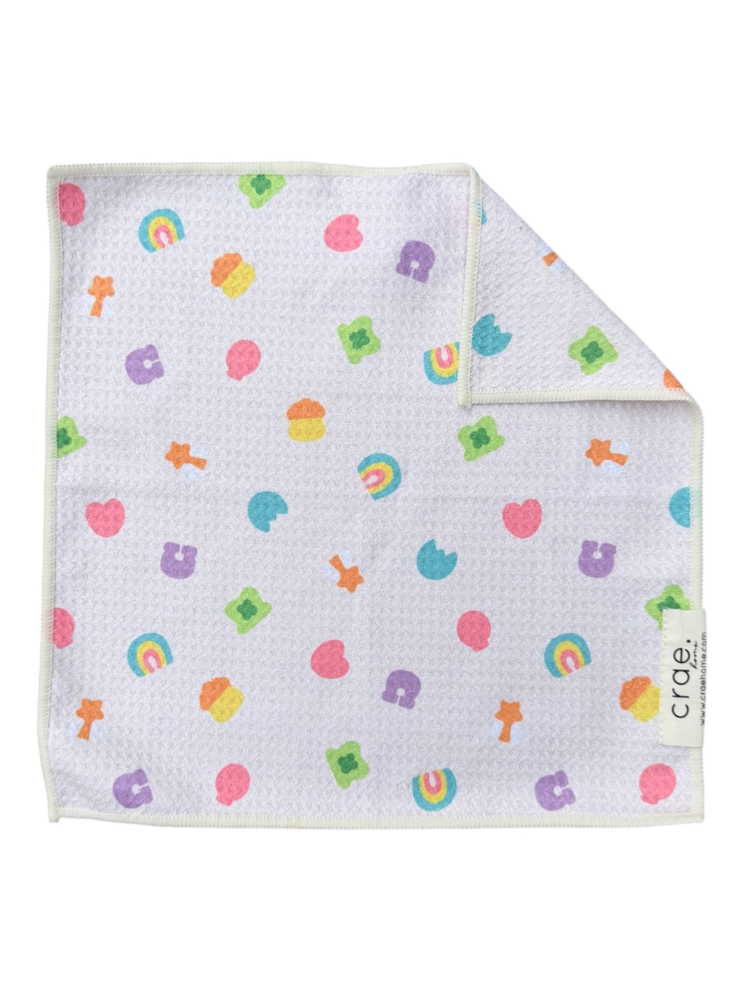 Rainbow Luck: Double-Sided Washcloth