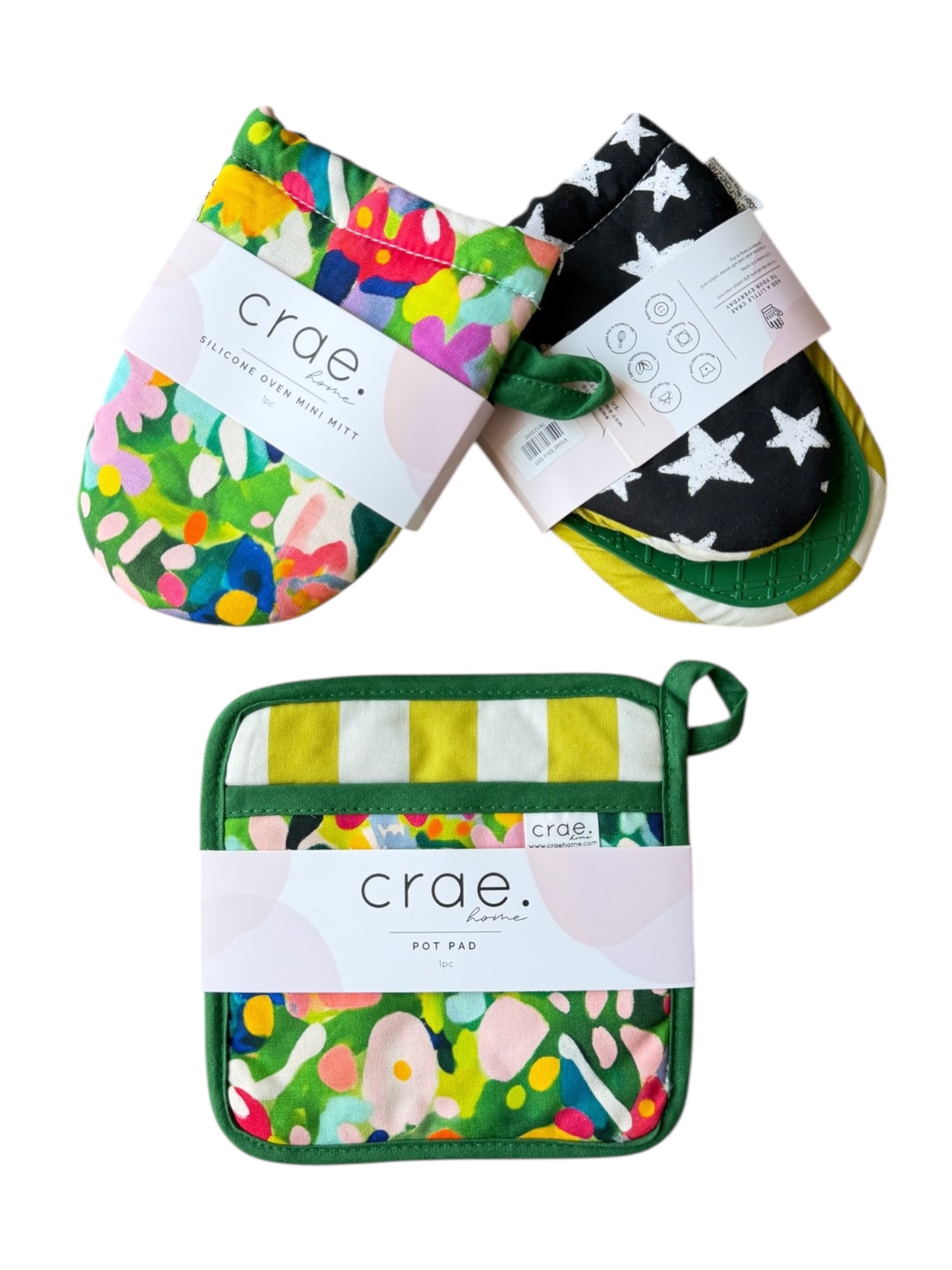 Violet: 2 Mini Mitt + 1 Pot Pad Bundle Pack