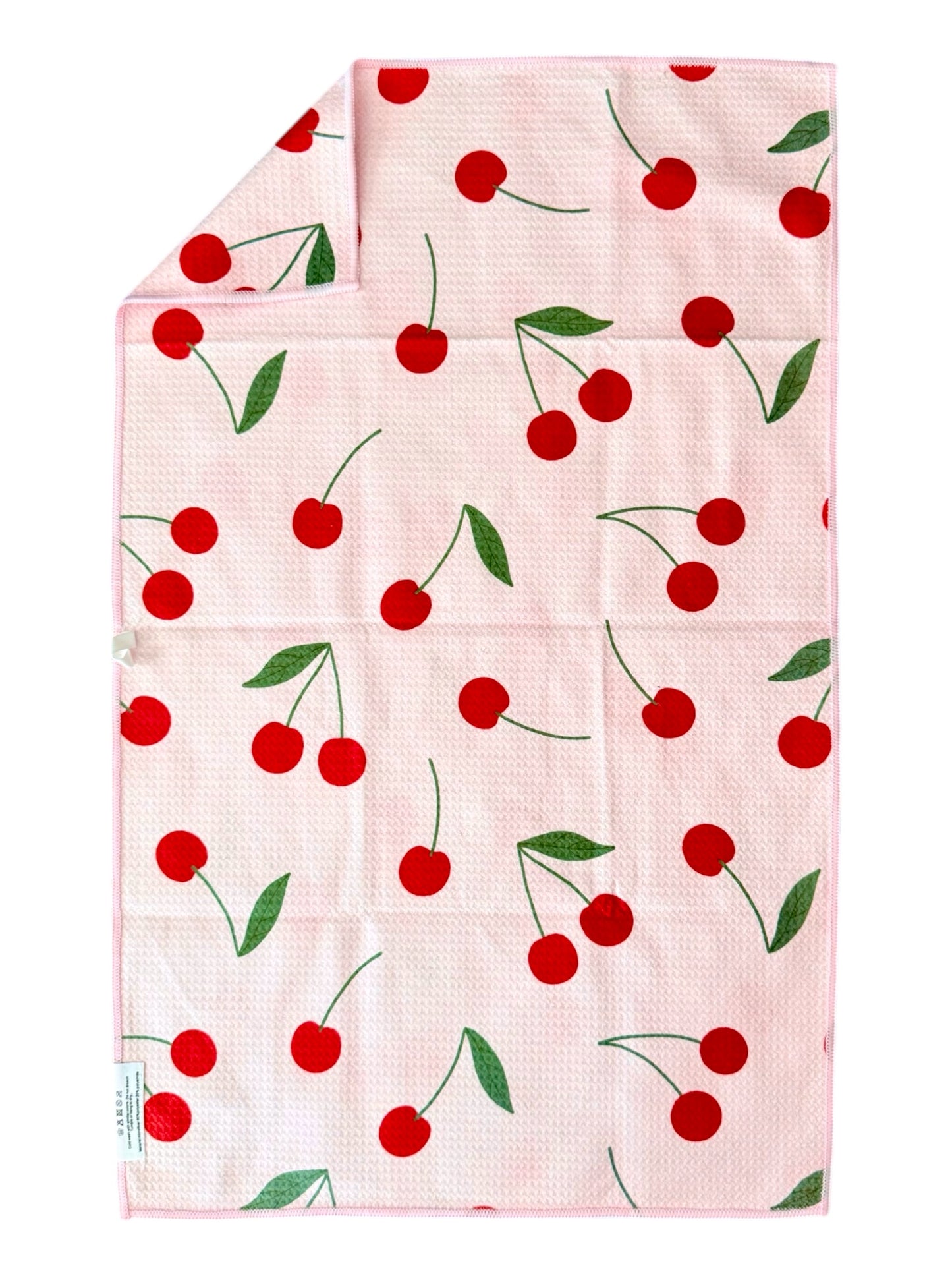 Put A Cherry On It: Double-Sided Hand Towel