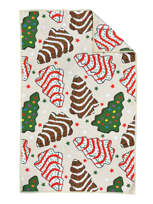 Festive Deb: Double-Sided Hand Towel