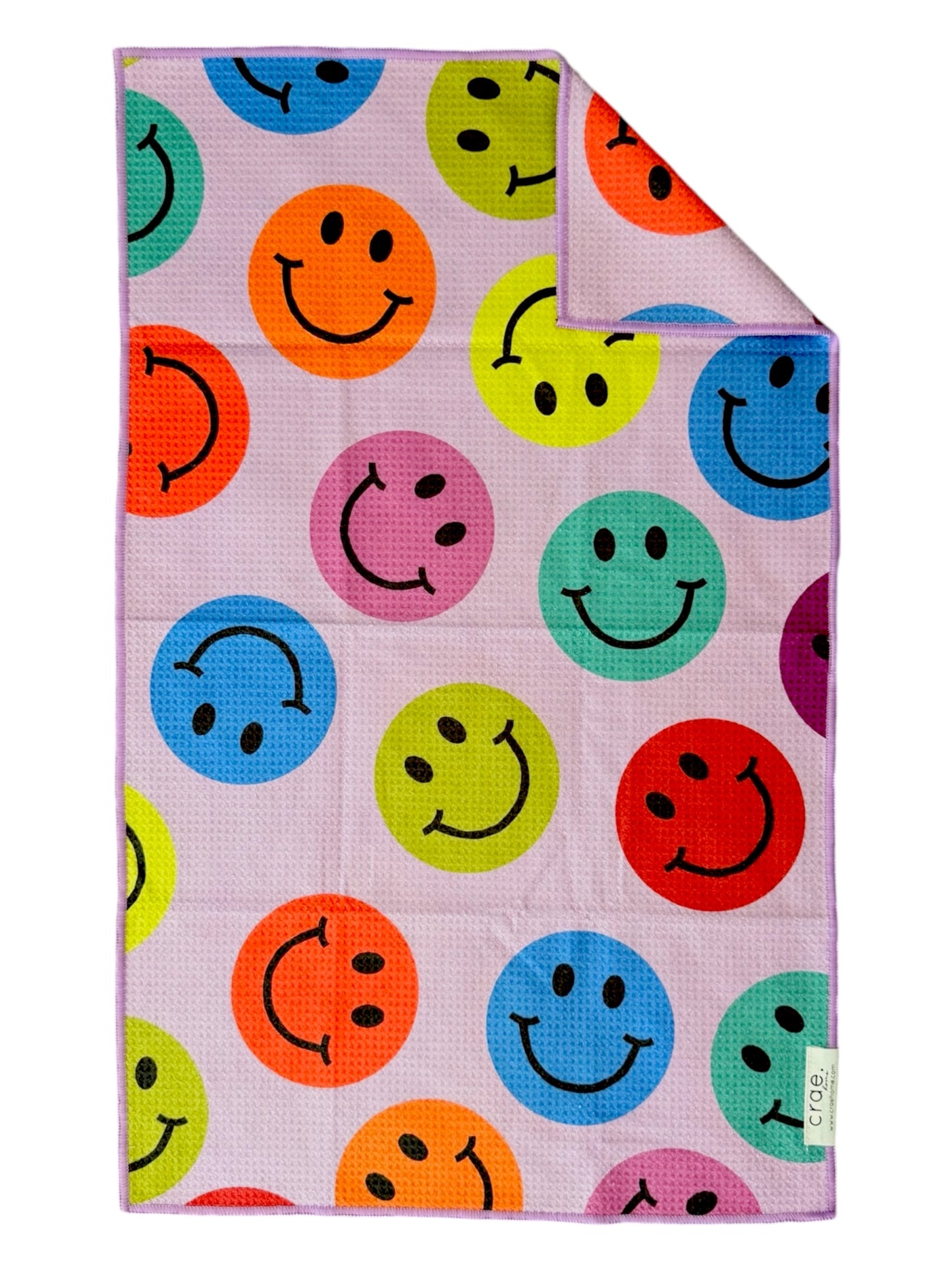 Happy Life: Double-Sided Hand Towel