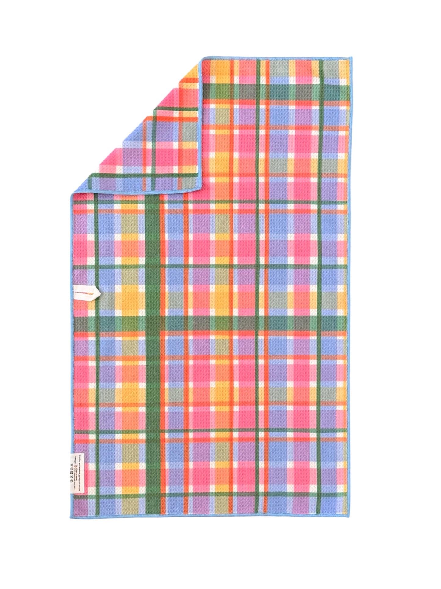 Joyful Grid: Double-Sided Hand Towel