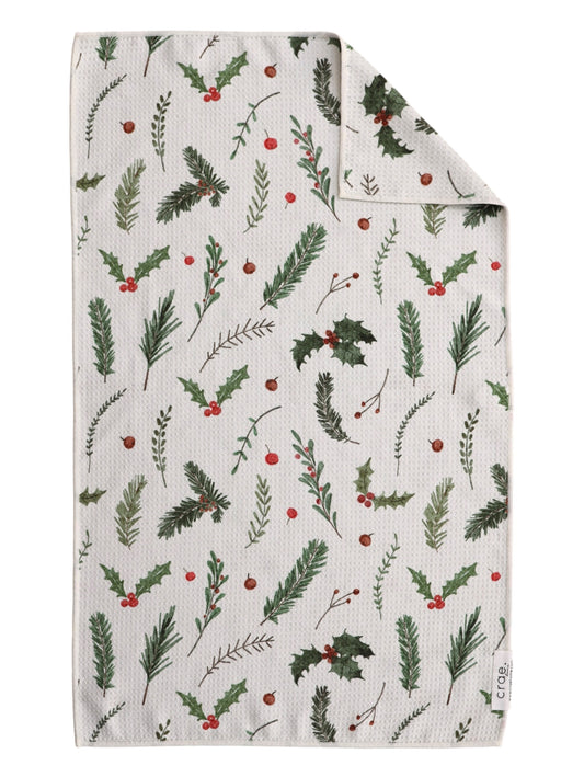 Berry and Branch: Double-Sided Hand Towel