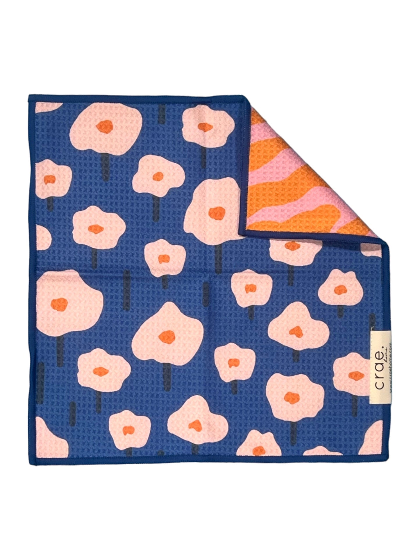 Dottie/Fidget: Reversible-Hand Towel Washcloth Set