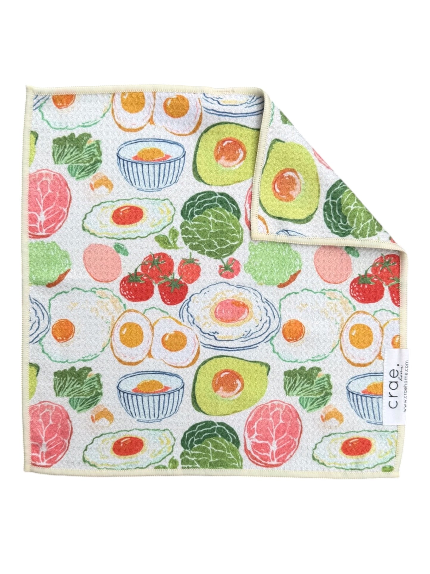 Brunchin' : Double-Sided Washcloth