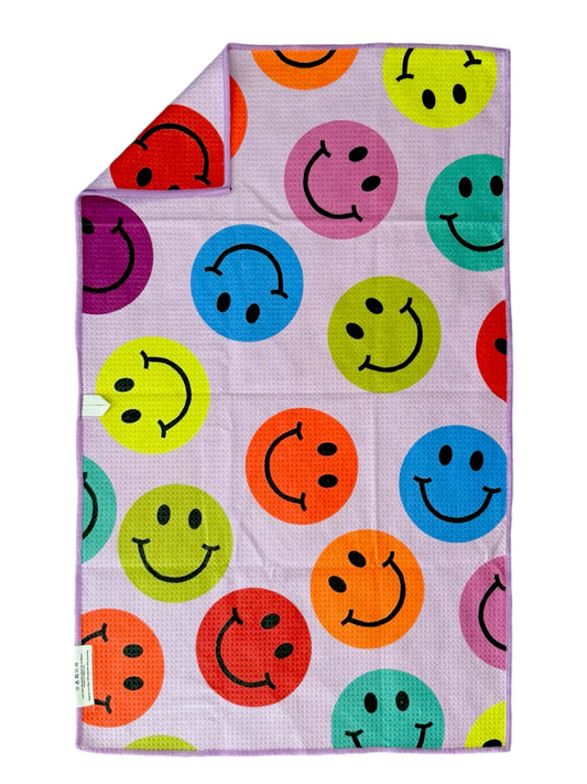 Happy Life: Double-Sided Hand Towel