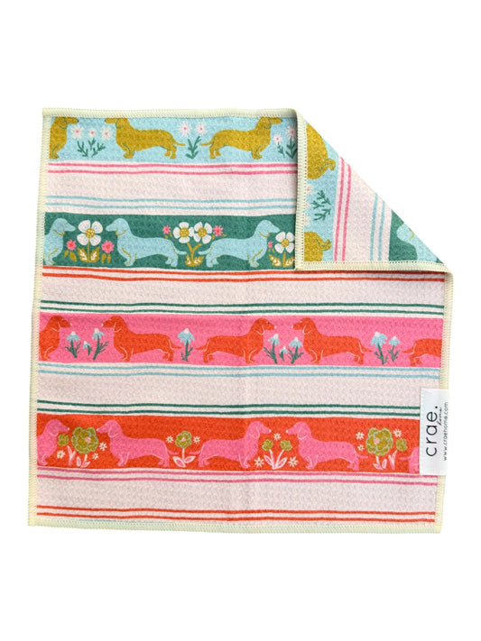 Garden Sausage: Double-Sided Washcloth