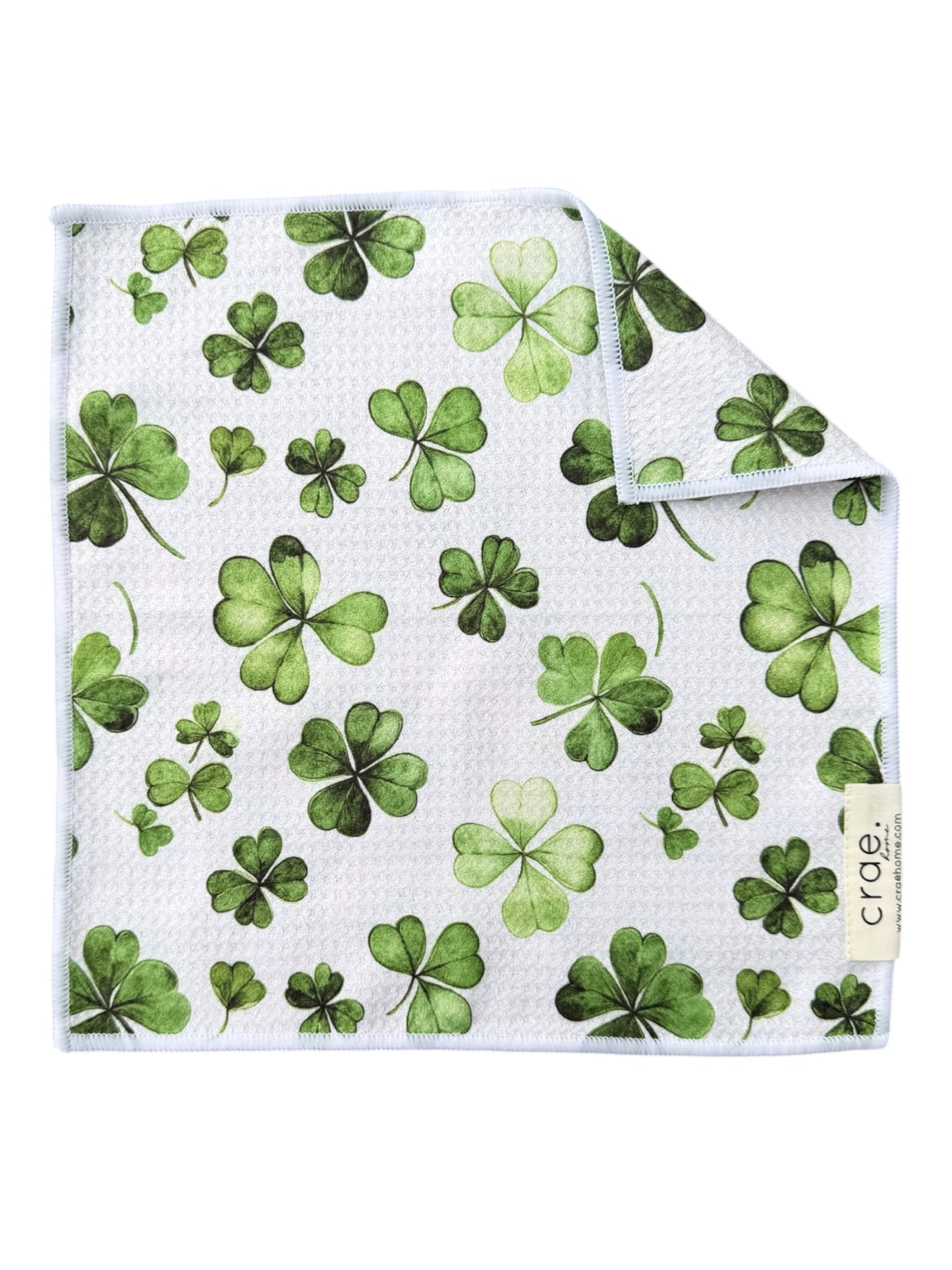 Shamrock Shuffle: Double-Sided Washcloth