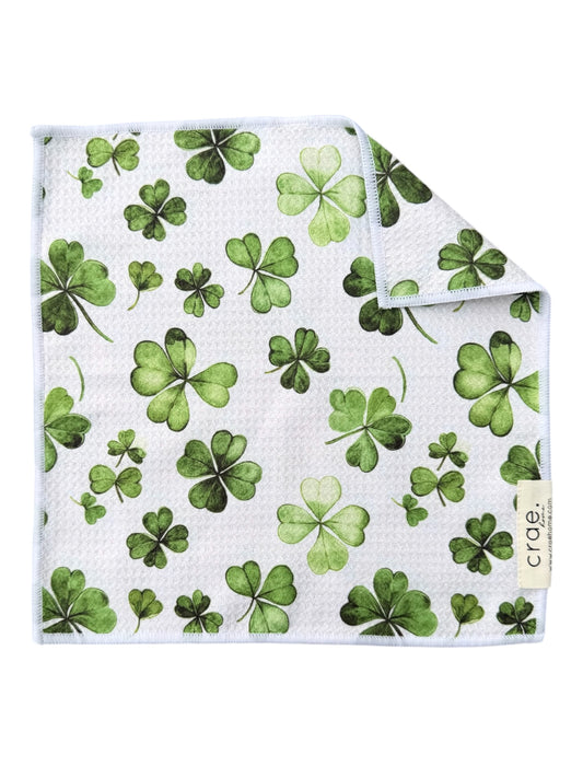 Shamrock Shuffle: Double-Sided Washcloth