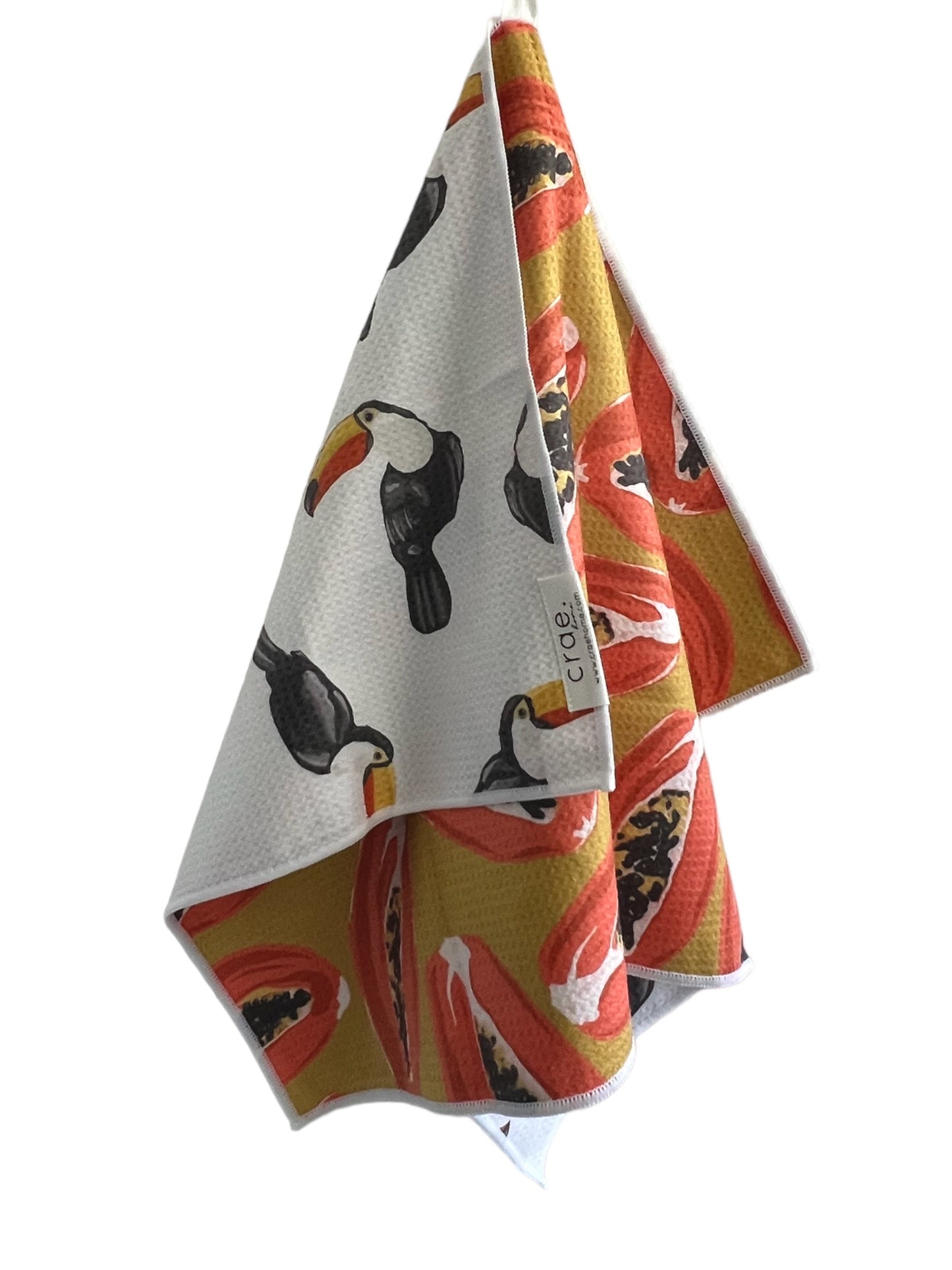 Toco Toucan: Reversible Hand Towel