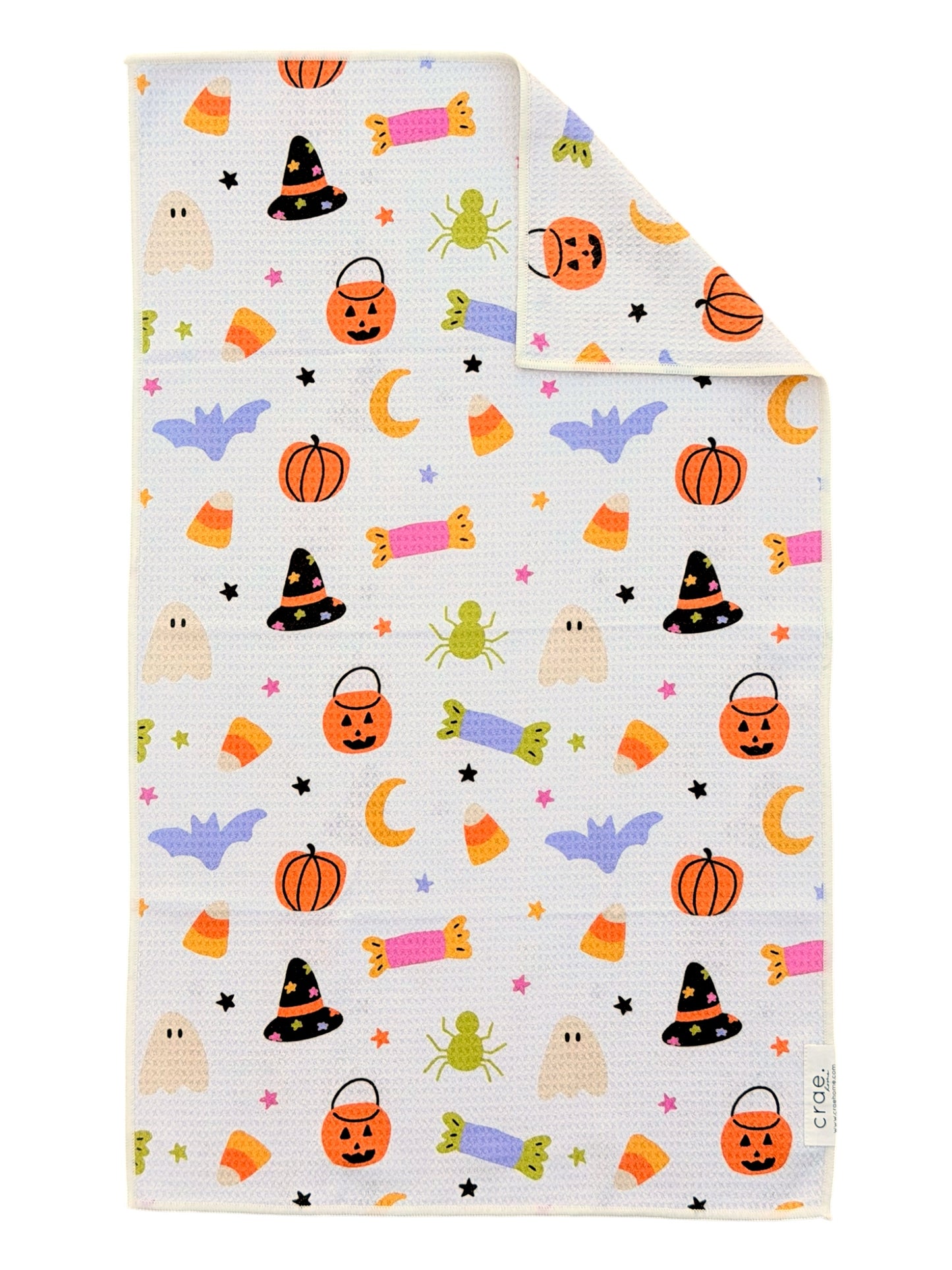Trick-Or-Treat Scatter: Double-Sided Hand Towel