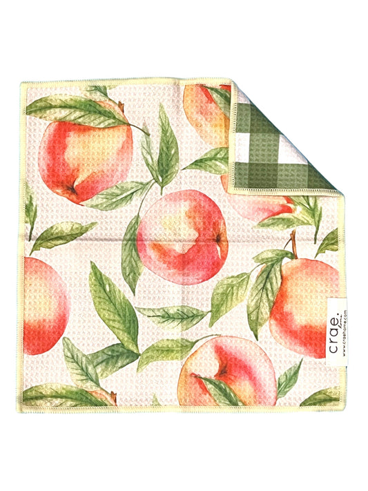 Peaches and Cream: Reversible Washcloth