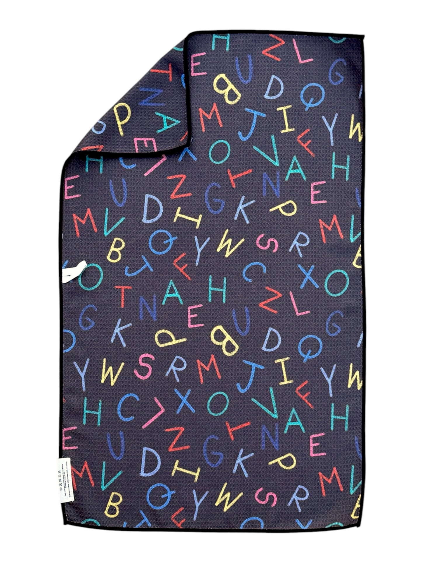 Alphabet Soup: Double-Sided Hand Towel