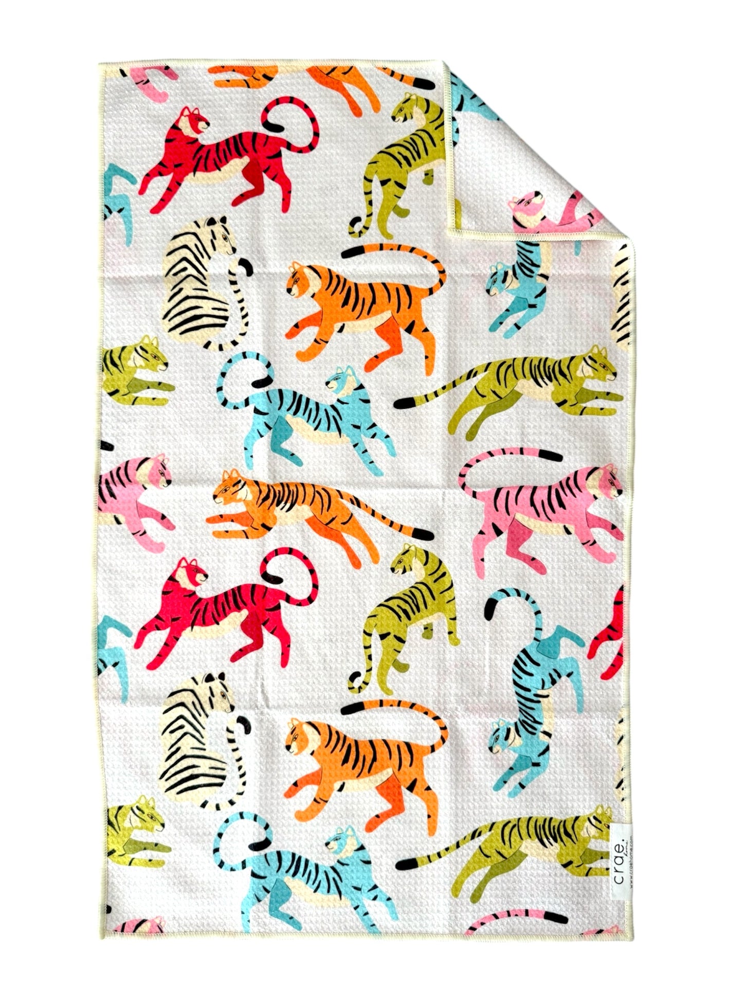 Colorful Rawr: Double-Sided Hand Towel