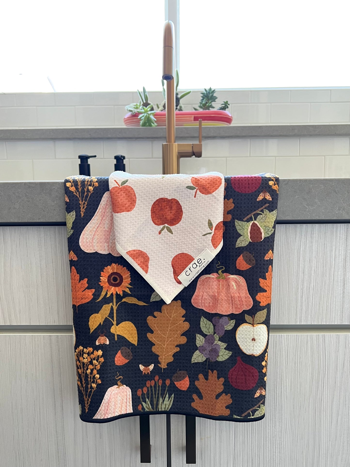 Gather/Johnny: Double Sided-Hand Towel Washcloth Set