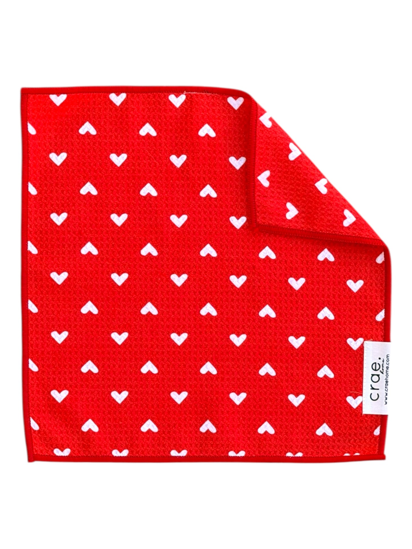 Red Hot: Double-Sided Washcloth