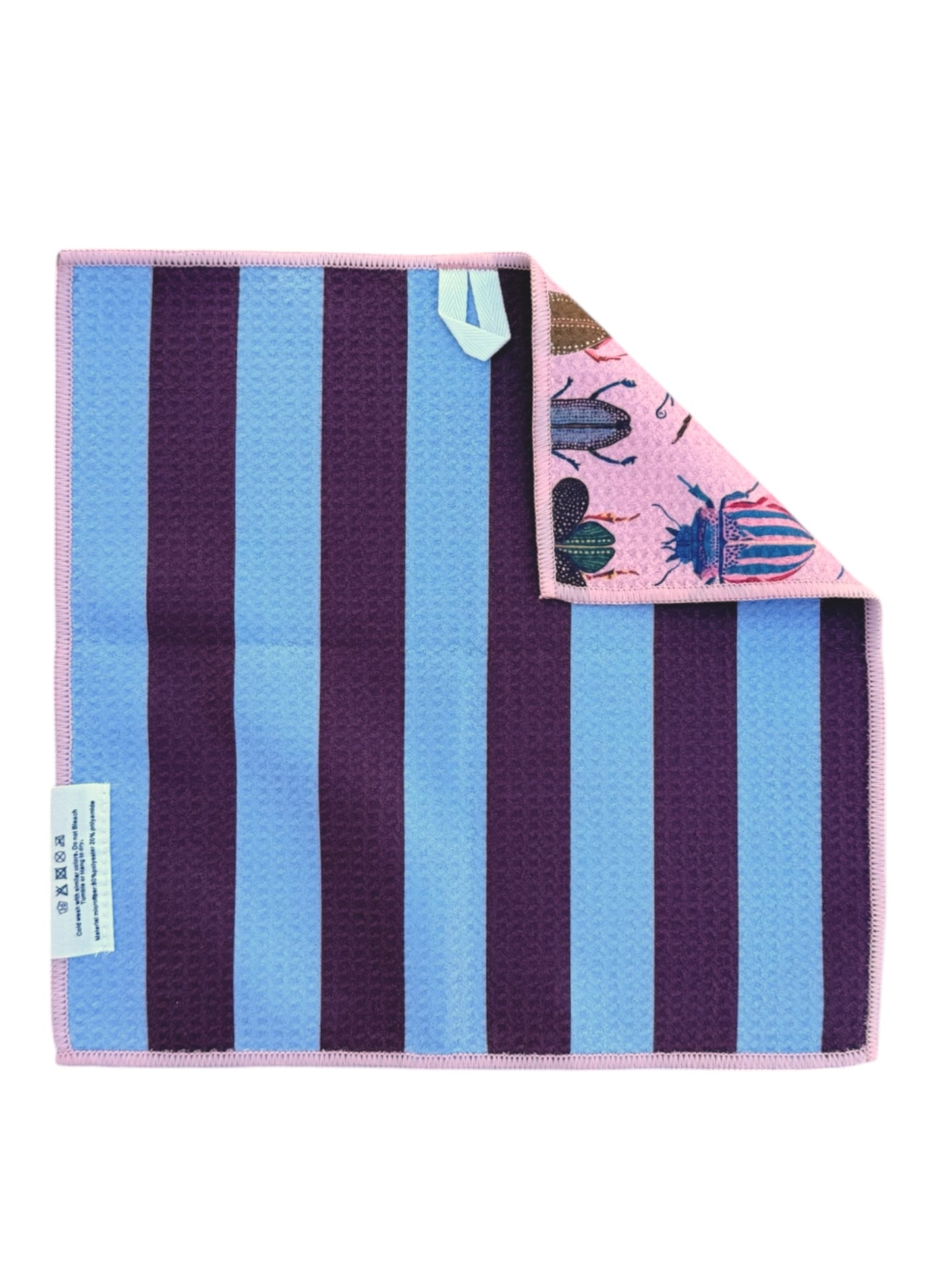 Beetle Club: Reversible Washcloth