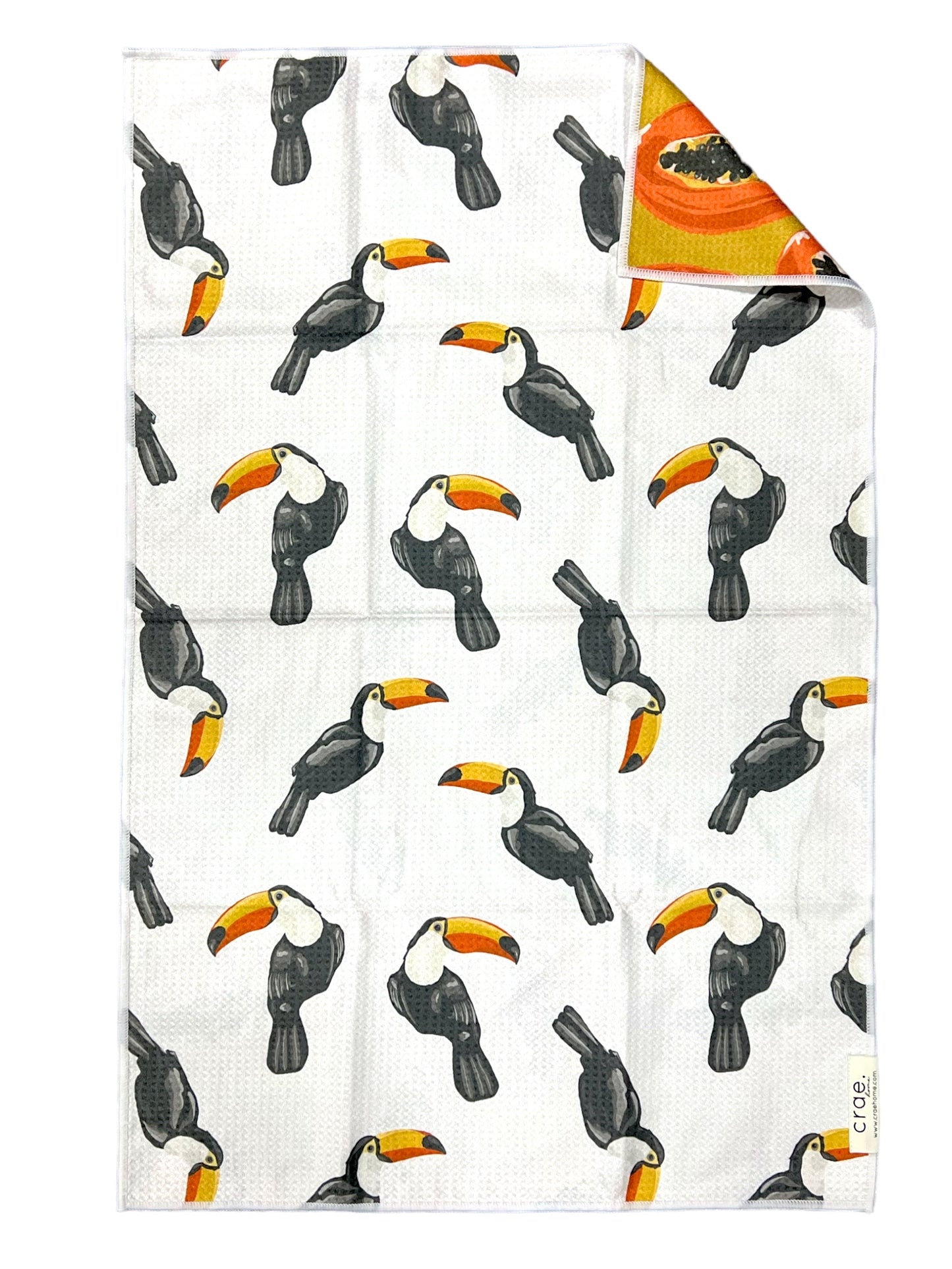 Toco Toucan: Reversible Hand Towel