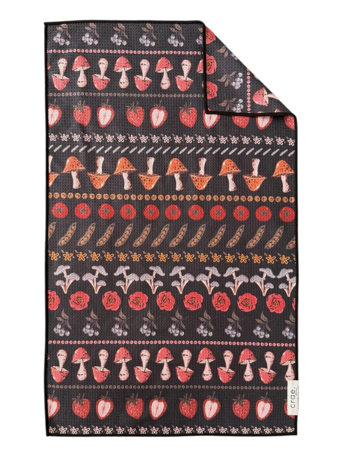 Grow With Me/Sedona Stripe: Double Sided-Hand Towel Washcloth Set