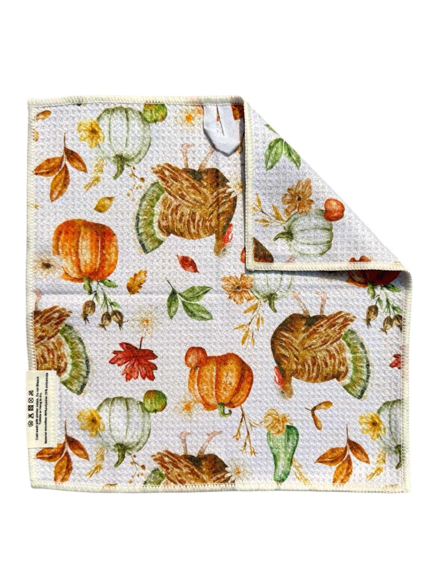 Sir Gobblelot: Double-Sided Washcloth