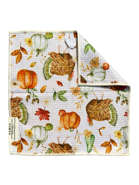 Sir Gobblelot: Double-Sided Washcloth