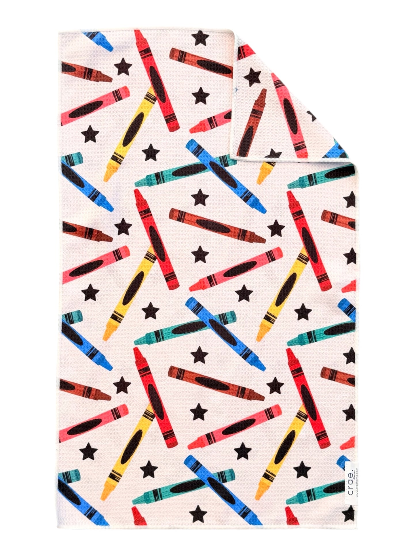 Crayon Confetti: Double-Sided Hand Towel