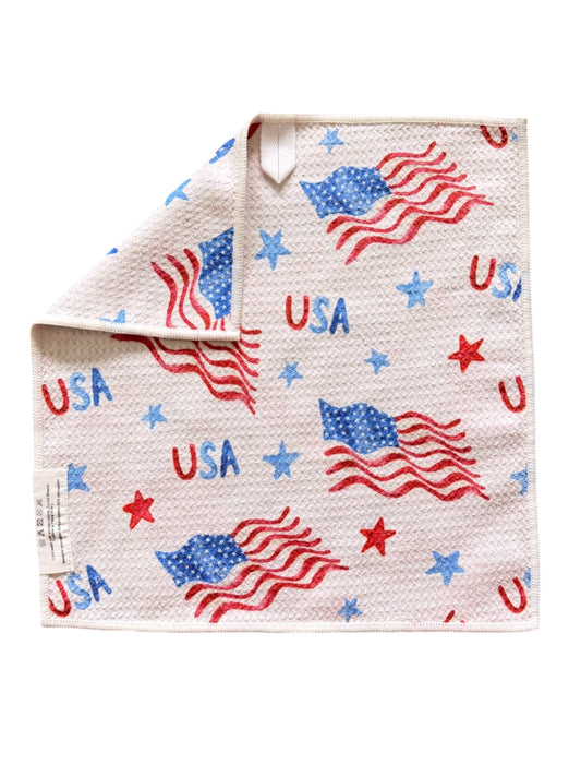 Liberty Wave: Double-Sided Washcloth