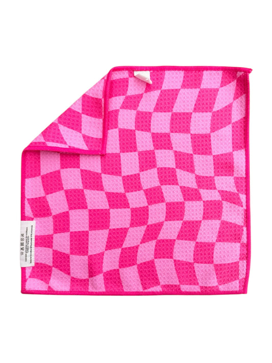 Pinkstir: Double-Sided Washcloth