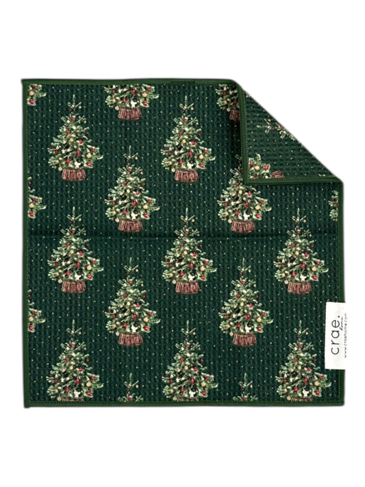 Jolly Pines: Double-Sided Washcloth