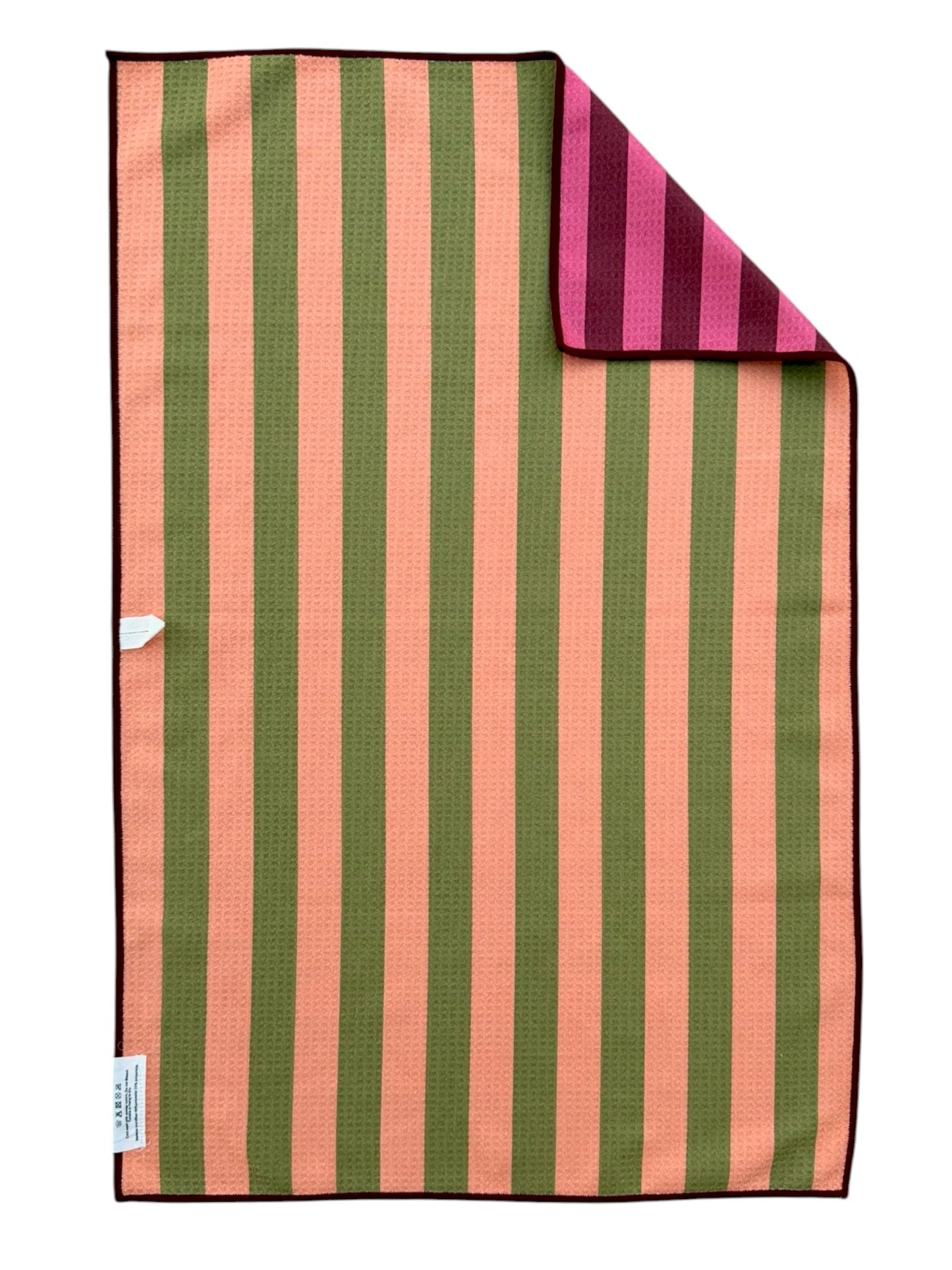 Pam/Pressed Petals: 2 Reversible-Hand Towel Set