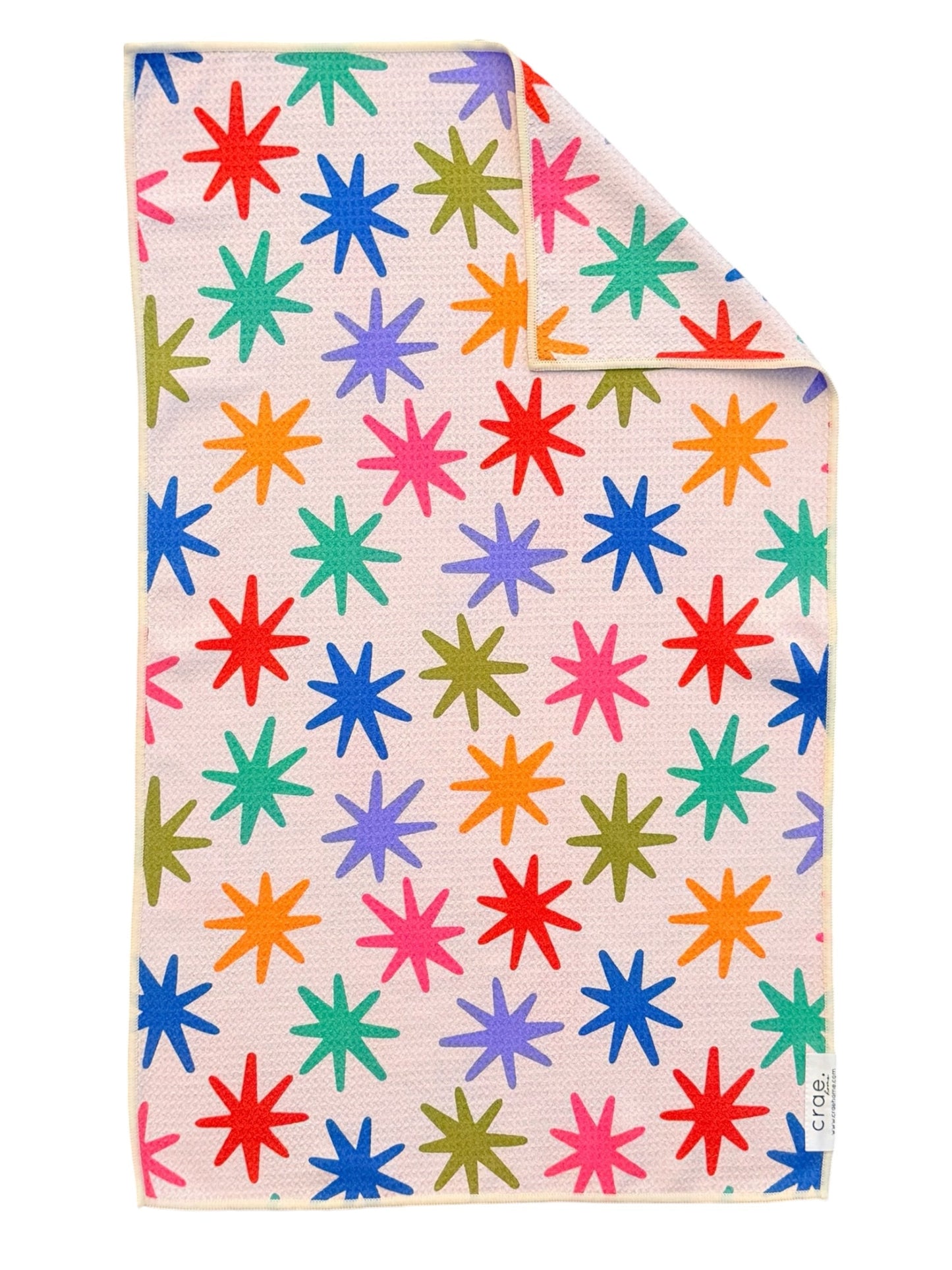 Zebra Run/Pop Goes The Rainbow: 2 Double Sided-Hand Towel Set