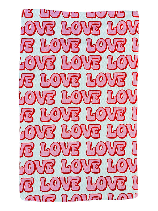 Vibing on your Love: Single-Sided Hand Towel