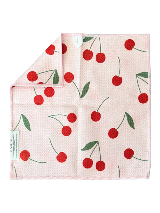 Put A Cherry On It: Double-Sided Washcloth