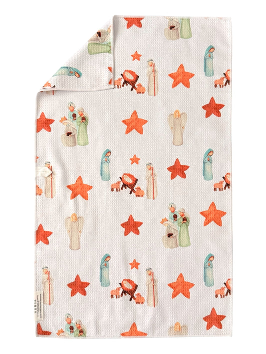 O Holy Night: Double-Sided Hand Towel