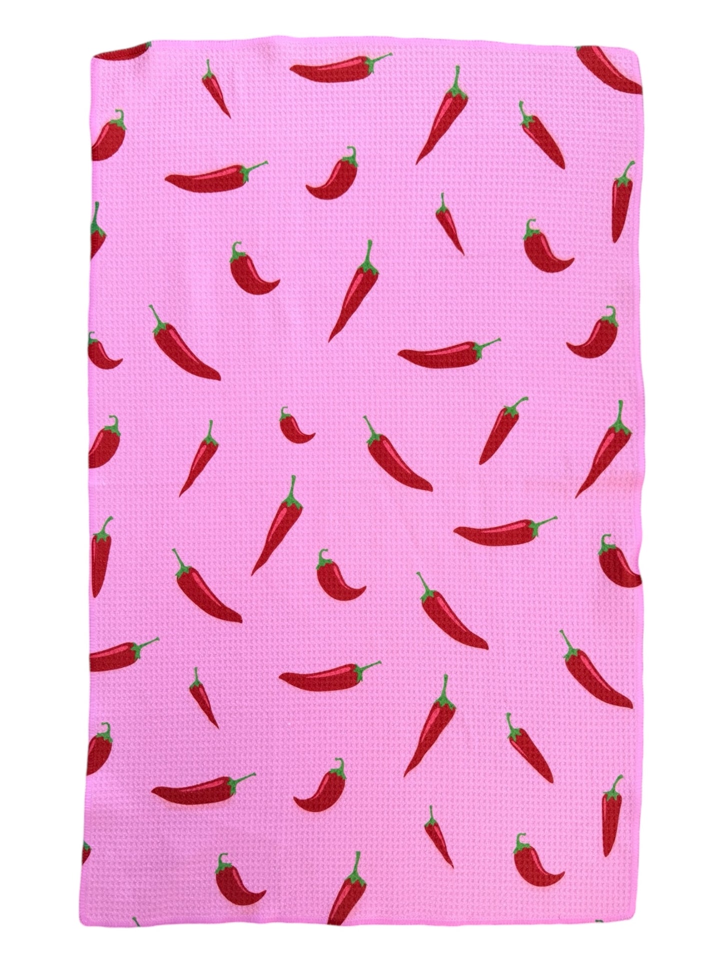 Chili Peppers: Single-Sided Hand Towel